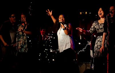 George Salazar, Liz Lark Brown, Joe Iconis, Badia Farha, Rachel Lee, Alexandra Ferrar Photo