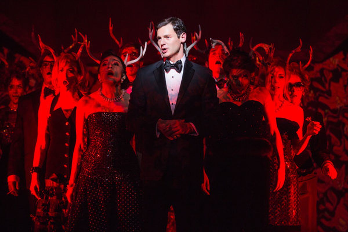 Benjamin Walker and the cast of American Psycho at 