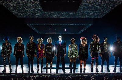  Benjamin Walker and the cast of American Psycho Photo