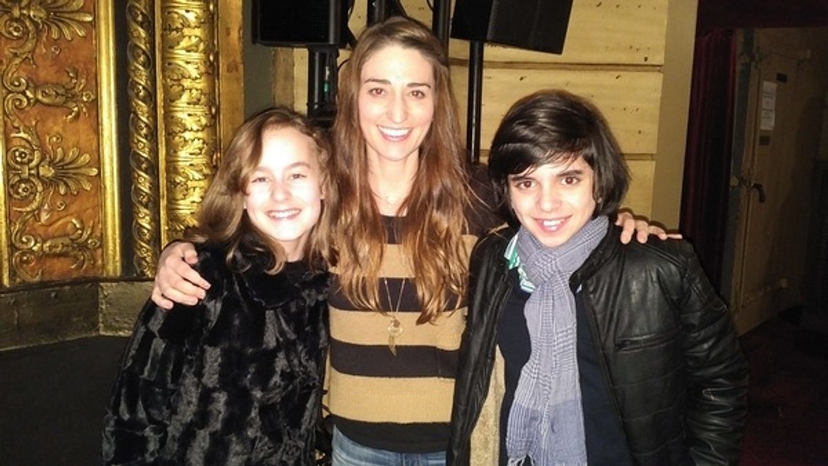 Sydney Lucas, Sara Bareilles, Oscar Williams at 