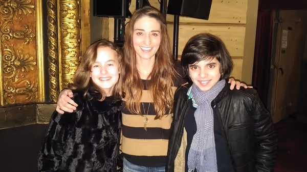 Sydney Lucas, Sara Bareilles, Oscar Williams Photo