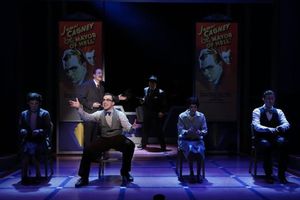 Danette Holden, Bruce Sabath, Josh Walden, Robert Creighton, Ellen Zolezzi, and Jeremy Benton. Photo Credit: Carol Rosegg @ BroadwayWorld Danette Holden, Bruce Sabath, Josh Walden, Robert Creighton, Ellen Zolezzi, and Jerem Photo