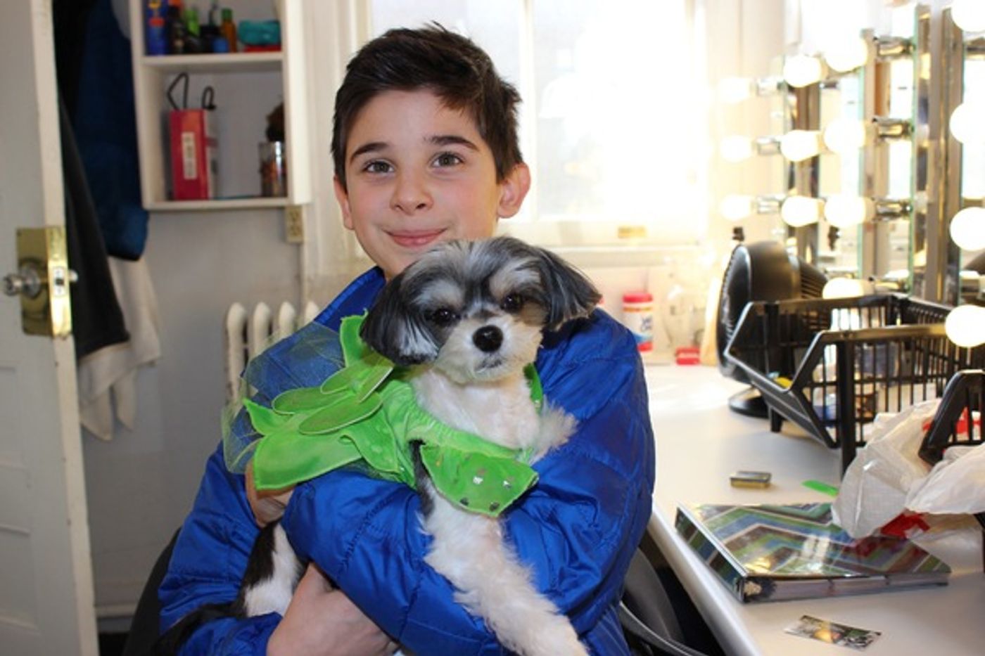 Photo Flash: Tinkerbelle the Dog Visits Broadway's FINDING NEVERLAND Photo Flash: Tinkerbelle the Dog Visits Broadway's FINDING NEVERLAND Image