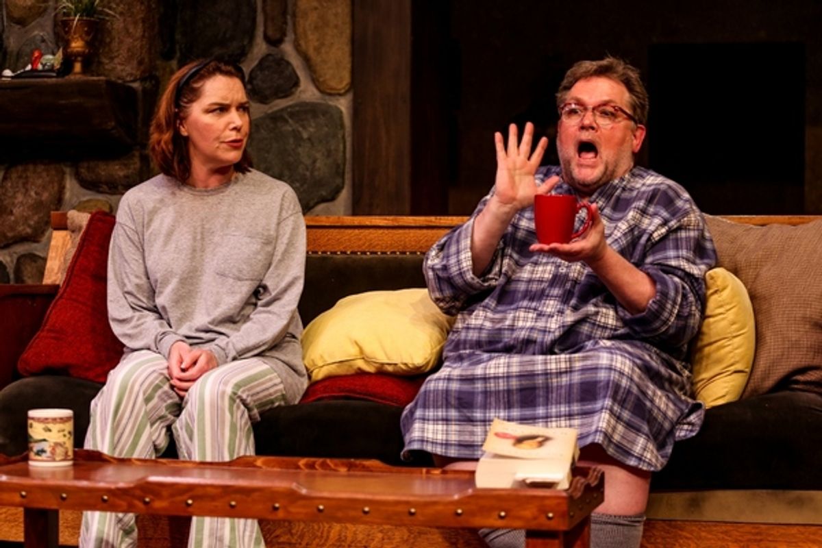 Sonia (Dayna Childs), Vanya (Martin Larson) at 