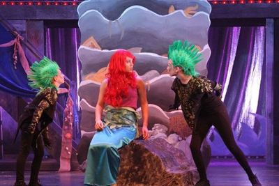Rachel Hand (Jetsam), Cassie Vitale (Ariel) and Grace McKenna (Flotsam); Photo by Eli Photo