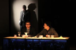 James Himelsbach, Edward Bauer, Ben Beckley; Photo by Nick Benacerraf @ BroadwayWorld James Himelsbach, Edward Bauer, Ben Beckley; Photo by Nick Benacerraf Photo
