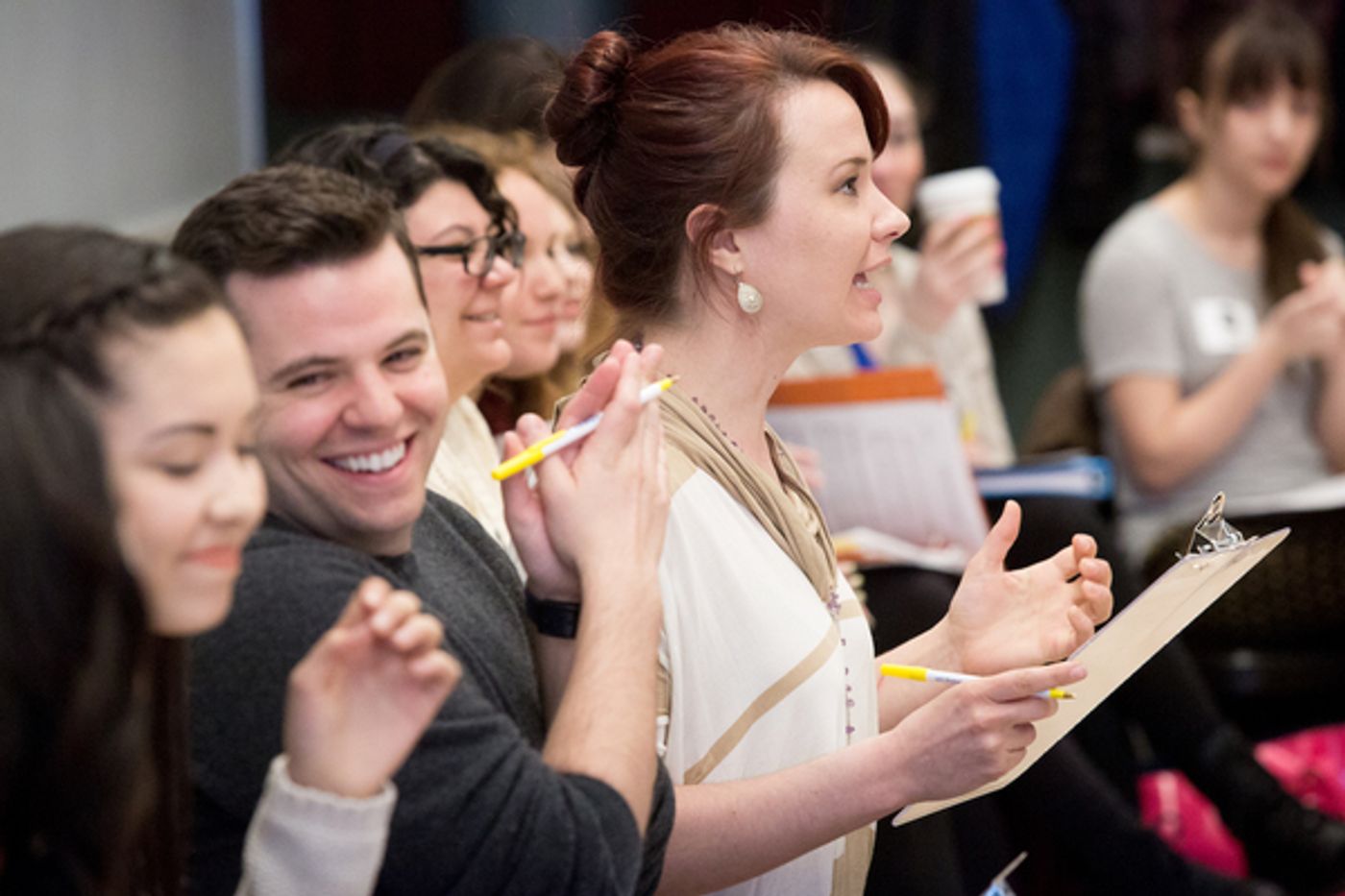 Photo Flash: Sierra Boggess Hosts Broadway Workshop Master Class  Image