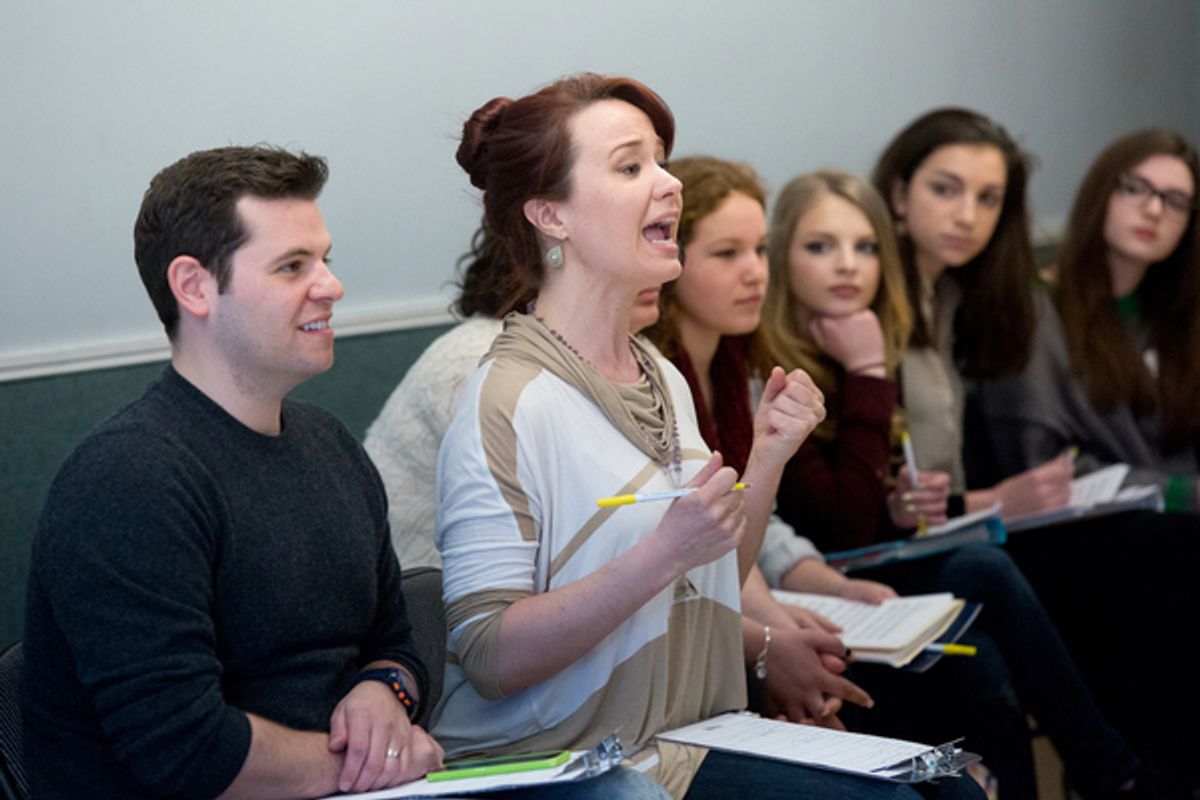 Marc Tumminelli and Sierra Boggess  at 