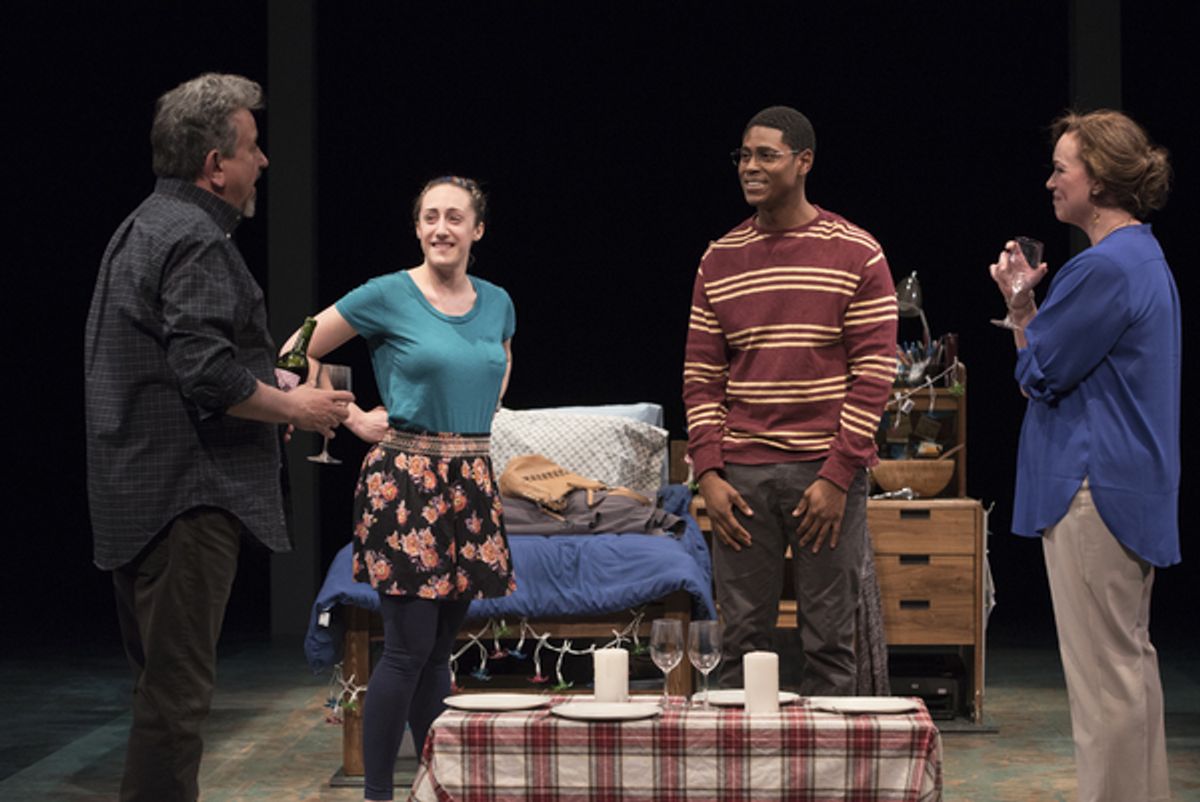 Jeff Still (Howard), Shayna Blass (Charlotte), Xavier Scott Evans (Jonny), and Emily Townley (Lucinda) at 