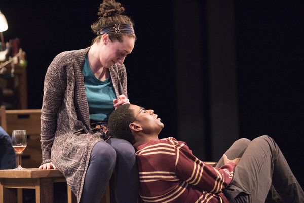  Shayna Blass (Charlotte) and Xavier Scott Evans (Jonny)  Photo