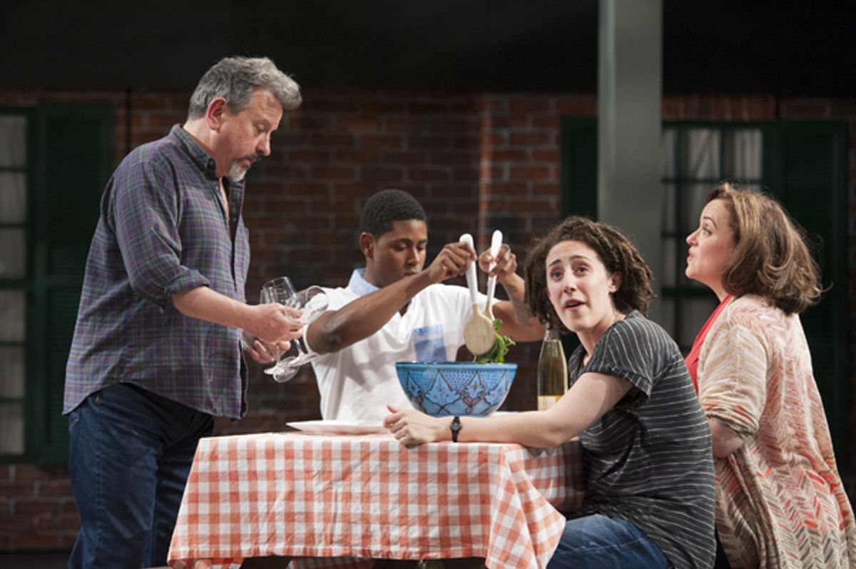 Jeff Still (Howard), Xavier Scott Evans (Jonny), Emily Townley (Lucinda) and Shayna Blass (Charlotte) at 