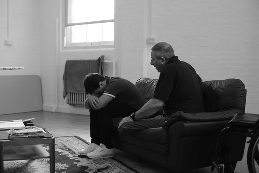 Photo Flash: BLUE ON BLUE Begins Tonight at the Tristan Bates Theatre Image