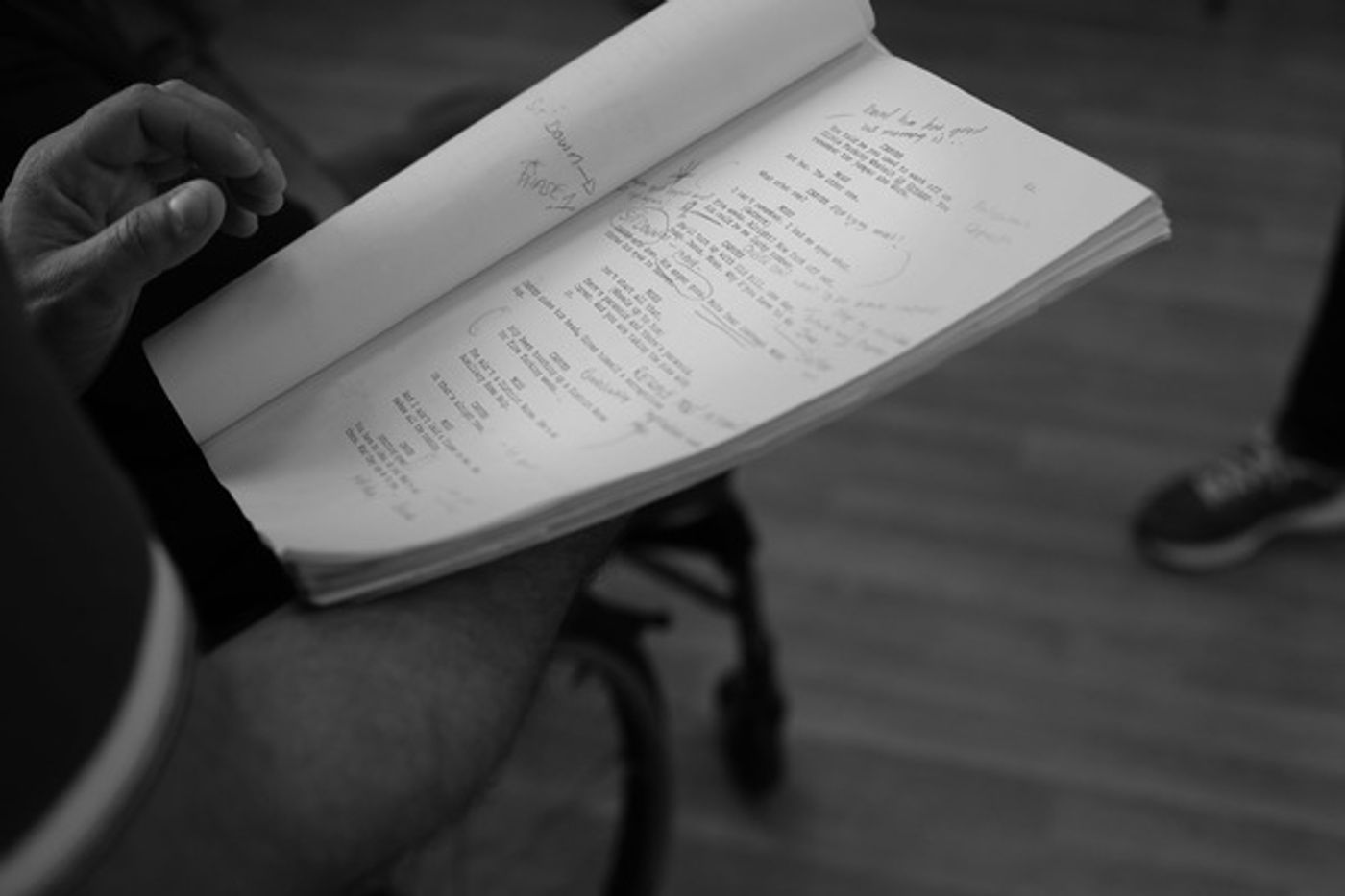 Photo Flash: In Rehearsal for BLUE ON BLUE at the Tristan Bates Theatre  Image