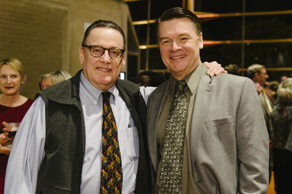 Cast members Richmond Hoxie and John Scherer at 