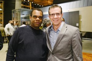 Cast members Craig Wallace and Tom Wiggin @ BroadwayWorld Cast members Craig Wallace and Tom Wiggin Photo