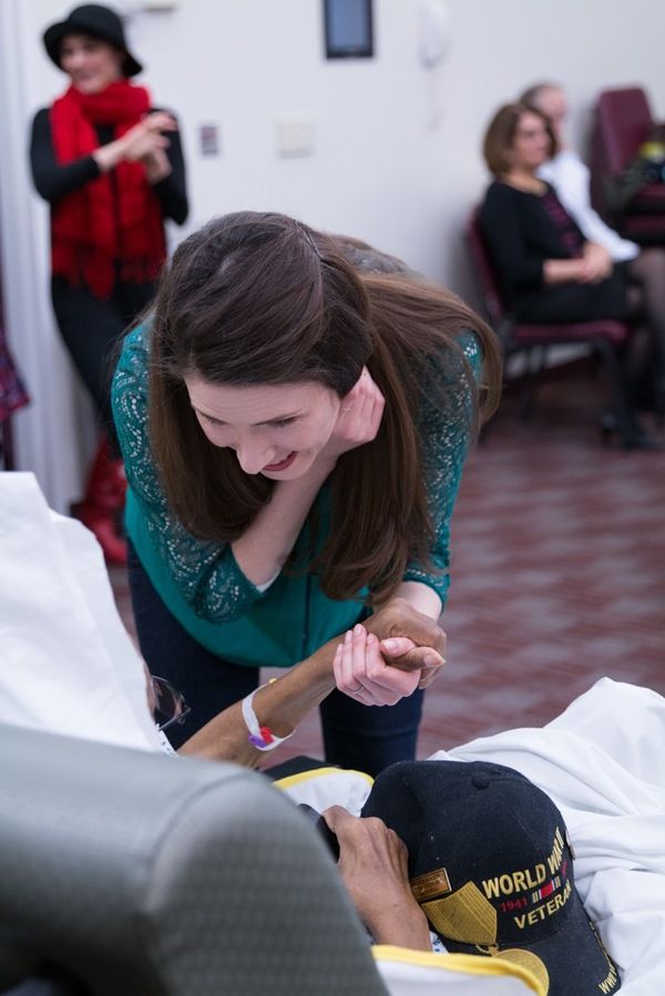 Photo Flash: Stars of FIDDLER ON THE ROOF Take Part in Sing For Your Seniors  Image