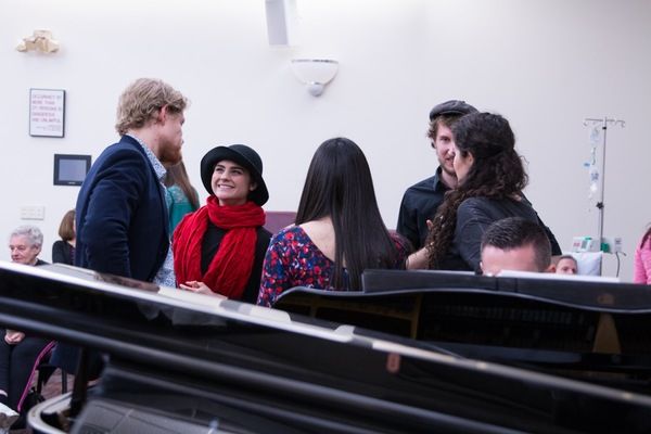 Photo Flash: Stars of FIDDLER ON THE ROOF Take Part in Sing For Your Seniors  Image