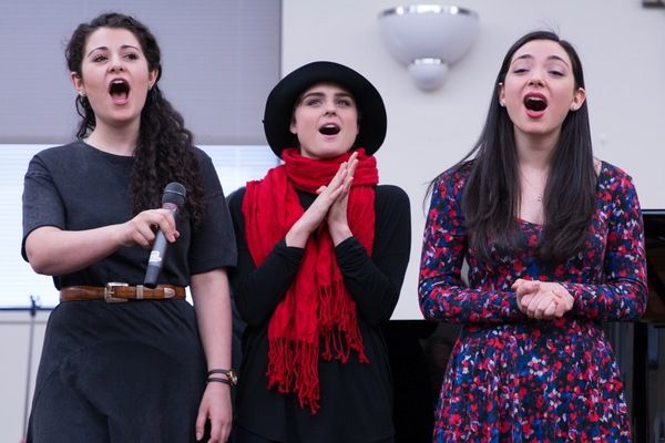 Photo Flash: Stars of FIDDLER ON THE ROOF Take Part in Sing For Your Seniors  Image