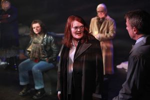 Hayley Rice, Morgan Manasa, Amy Kasper, Barbara Button and Jeff Brown @ BroadwayWorld Hayley Rice, Morgan Manasa, Amy Kasper, Barbara Button and Jeff Brown Photo