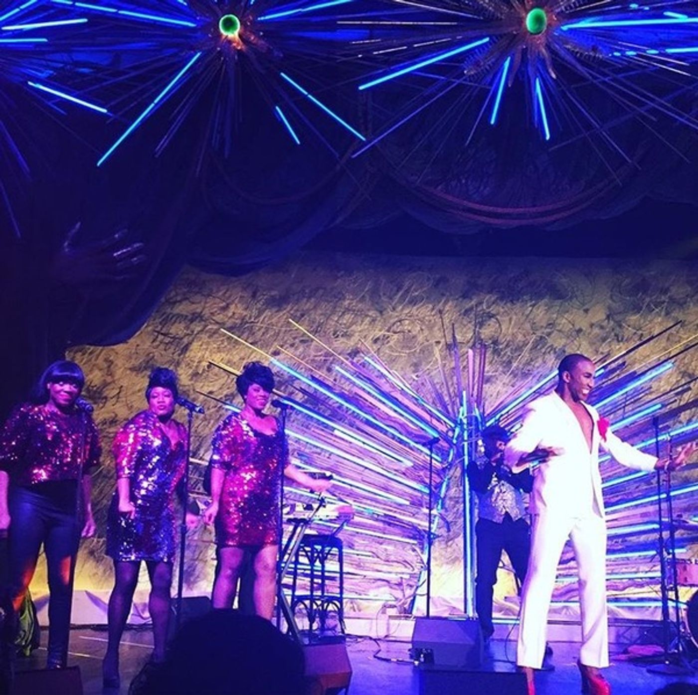Photo Exclusive: 'MIGHTY REAL' Cast Performs at Naomi Campbell's Book Launch Party  Image