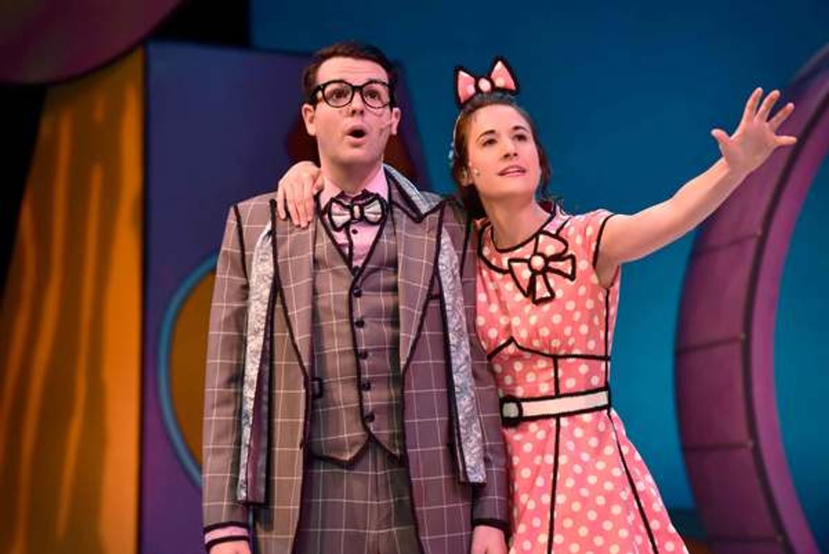 Jacob Valleroy as Gerald (Elephant) and Corynne Wagener as Piggie at 