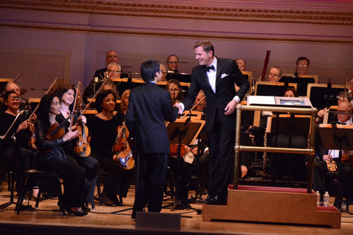 13 Year Old Ethan Olaes joins Steven Reineke and The New York Pops at 