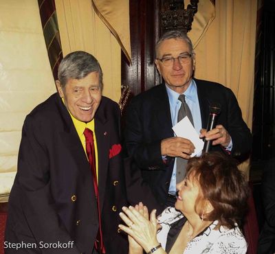Jerry Lewis, SanDee Lewis, Robert DeNiro Photo
