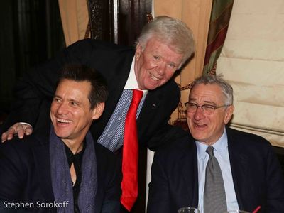 Jim Carrey, Dick Robinson, Robert De Niro Photo