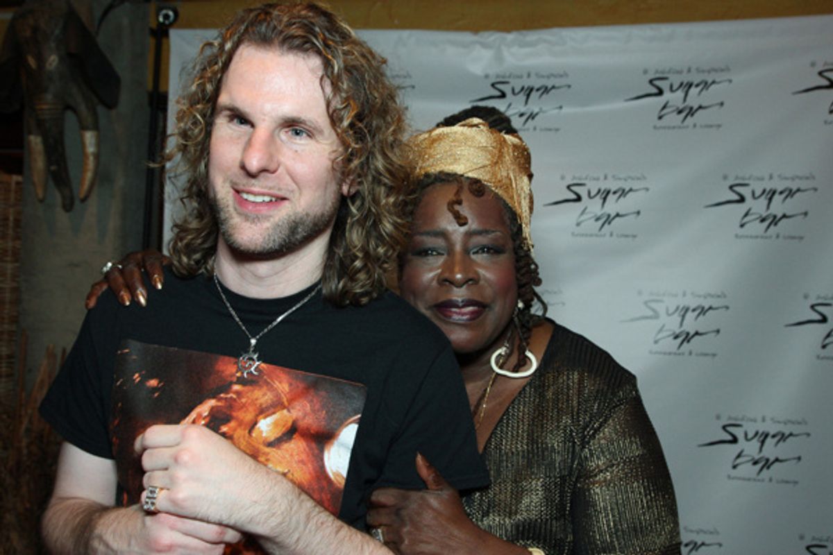 Producer Danny Kean and Ebony Jo-Ann at 