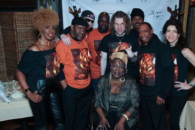 Aziza Miller (background vocals), Dennis Moriarity (harmonica), Mark Bowers (guitar), Photo