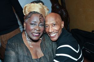 Ebony Jo-Ann and her makeup artist Danny Irby Photo