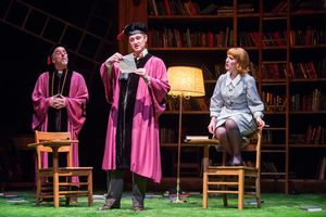 M. A. Taylor (as Nathaniel), Dougfred Miller (as Holofernes) and Maggie Kettering - S Photo