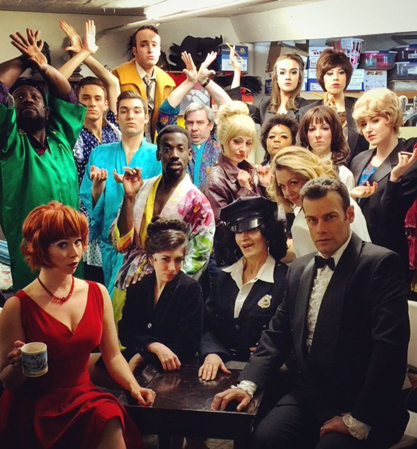 Photo Flash: DISASTER, AMERICAN PSYCHO, and More Take Saturday Intermission Pics!  Image