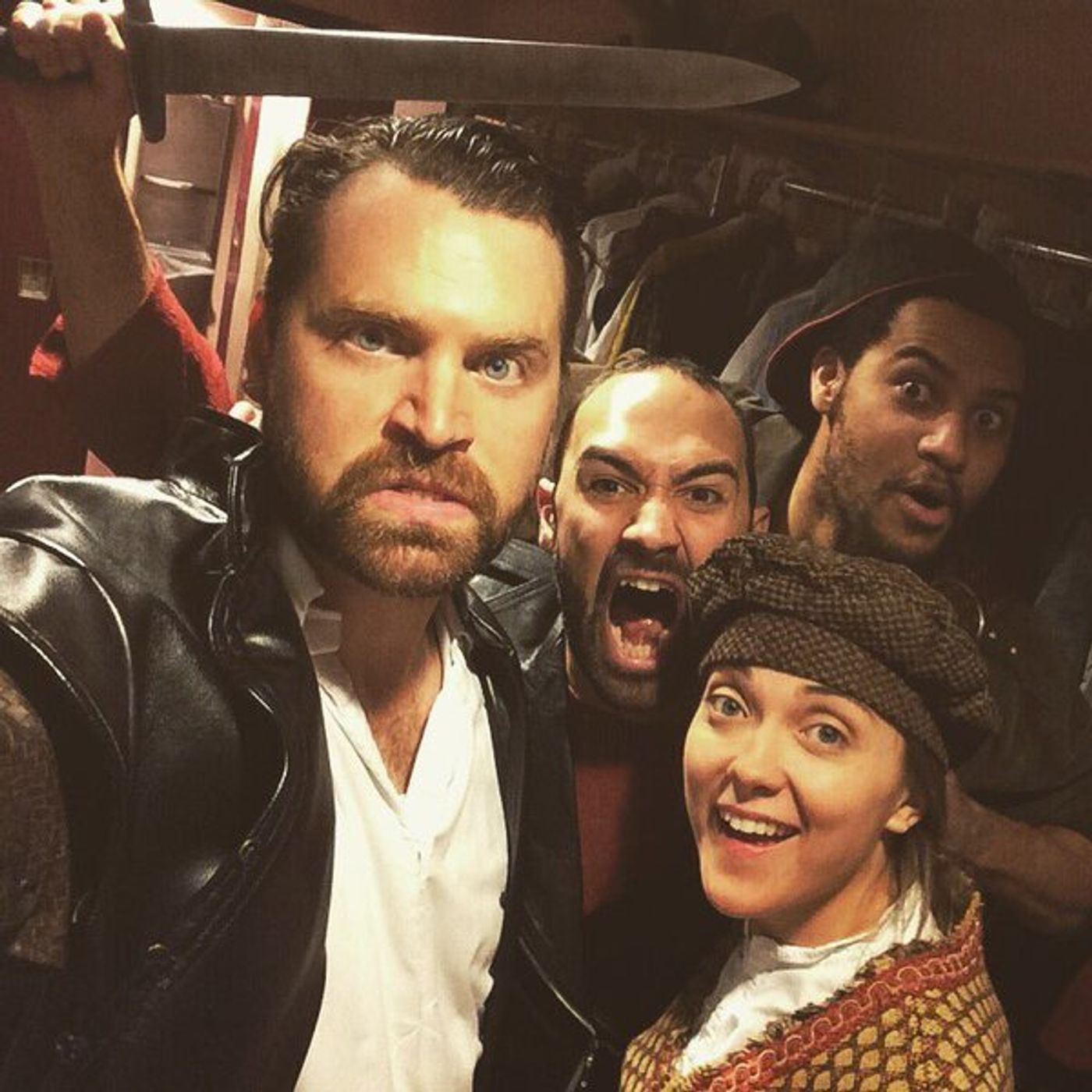 Photo Flash: DISASTER, AMERICAN PSYCHO, and More Take Saturday Intermission Pics!  Image