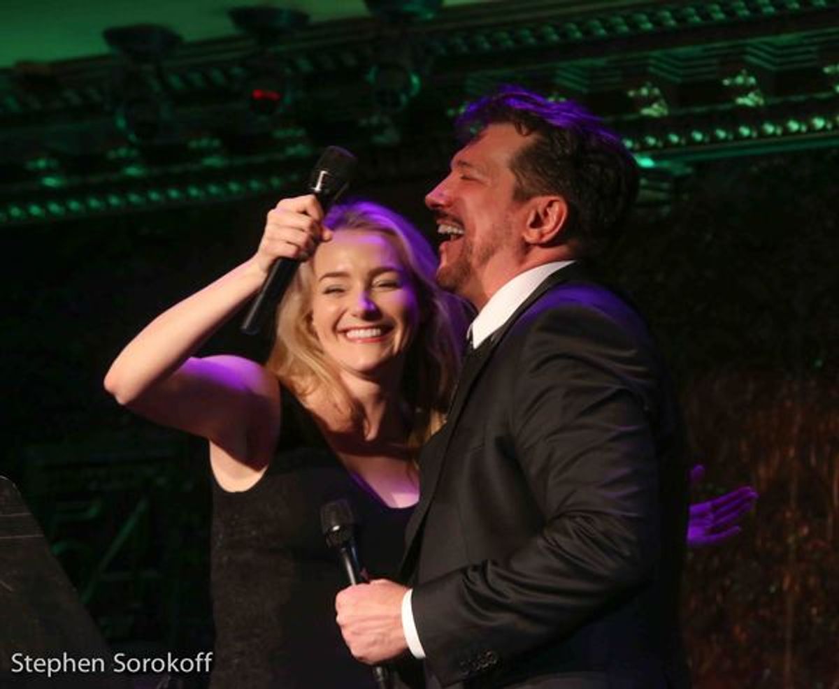 Betsy Wolfe & Paulo Szot at 