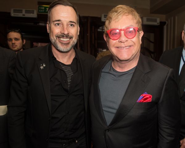 David Furnish and Elton John Photo