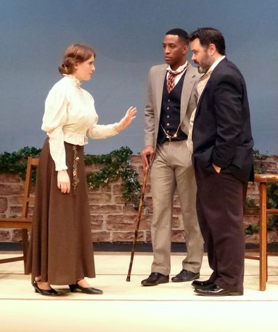 Vivie is a woman of business and isn't to be bothered with romance or art. From left: Photo