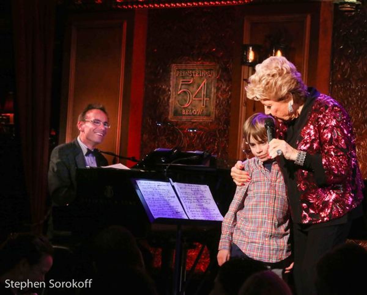 Tedd Firth, Brandon Firth, Marilyn Maye at 