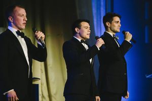 â€“ Paul Scanlan, Christopher Mueller and Austin Colby  Photo