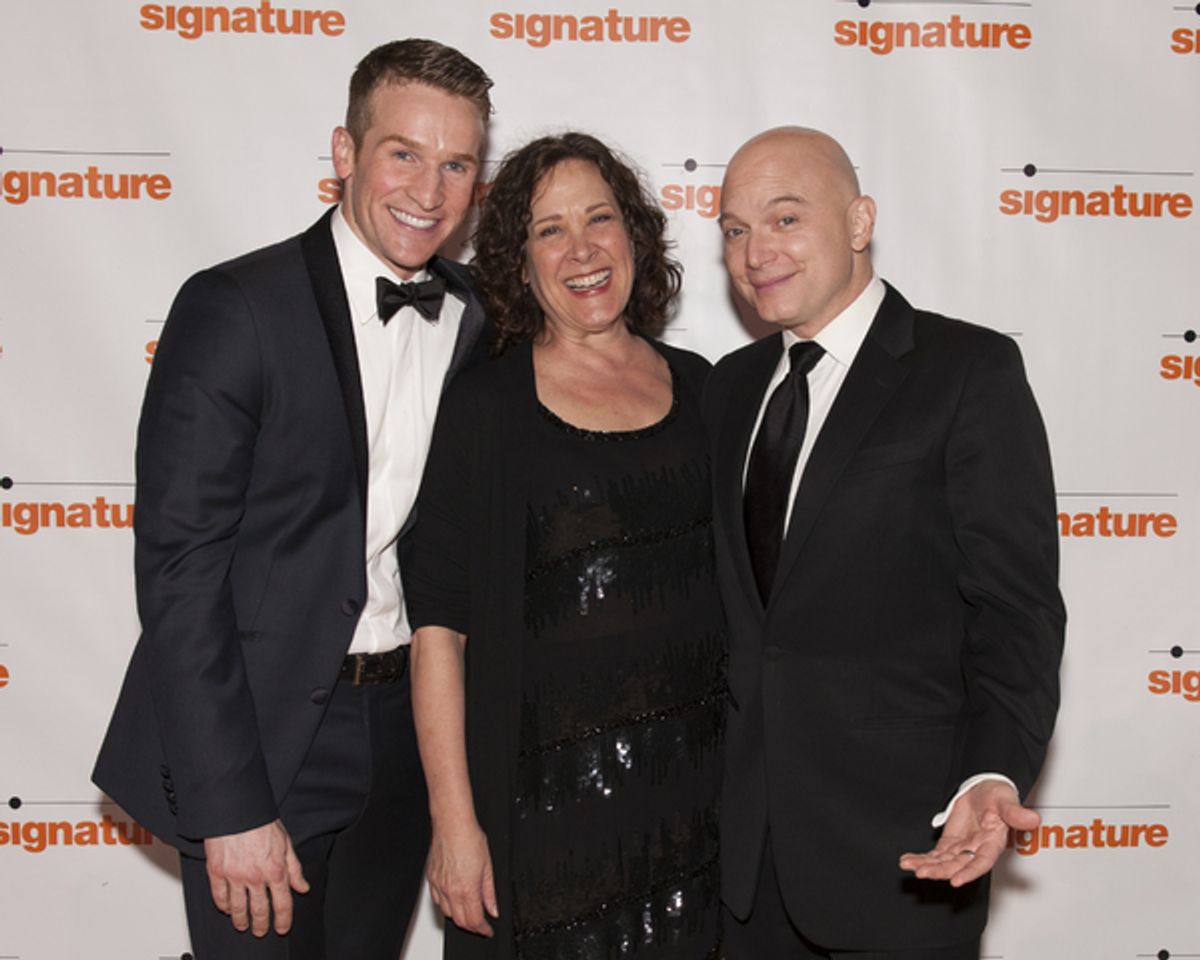 Claybourne Elder, Karen Ziemba and Michael Cerveris  at 
