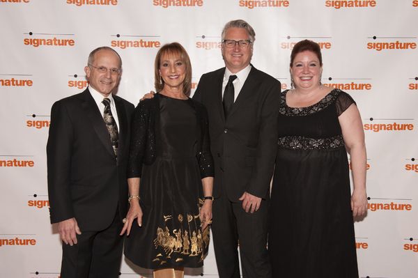 Kenneth Feld, Signature Theatre Board Chair Bonnie Feld, Artistic  Eric Schaeffer and Photo