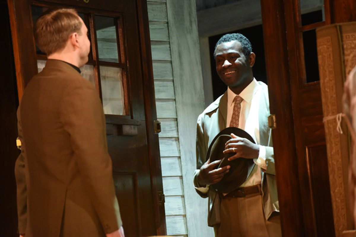 William Troughton and Wole Sawyerr  at 