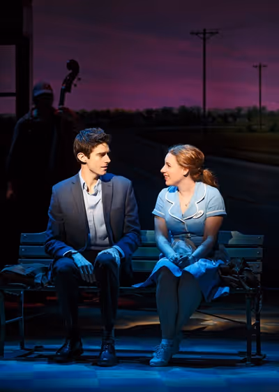 Drew Gehling and Jessie Mueller Photo