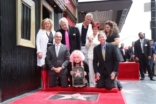 Cyndi Lauper and Harvey Fierstein Photo