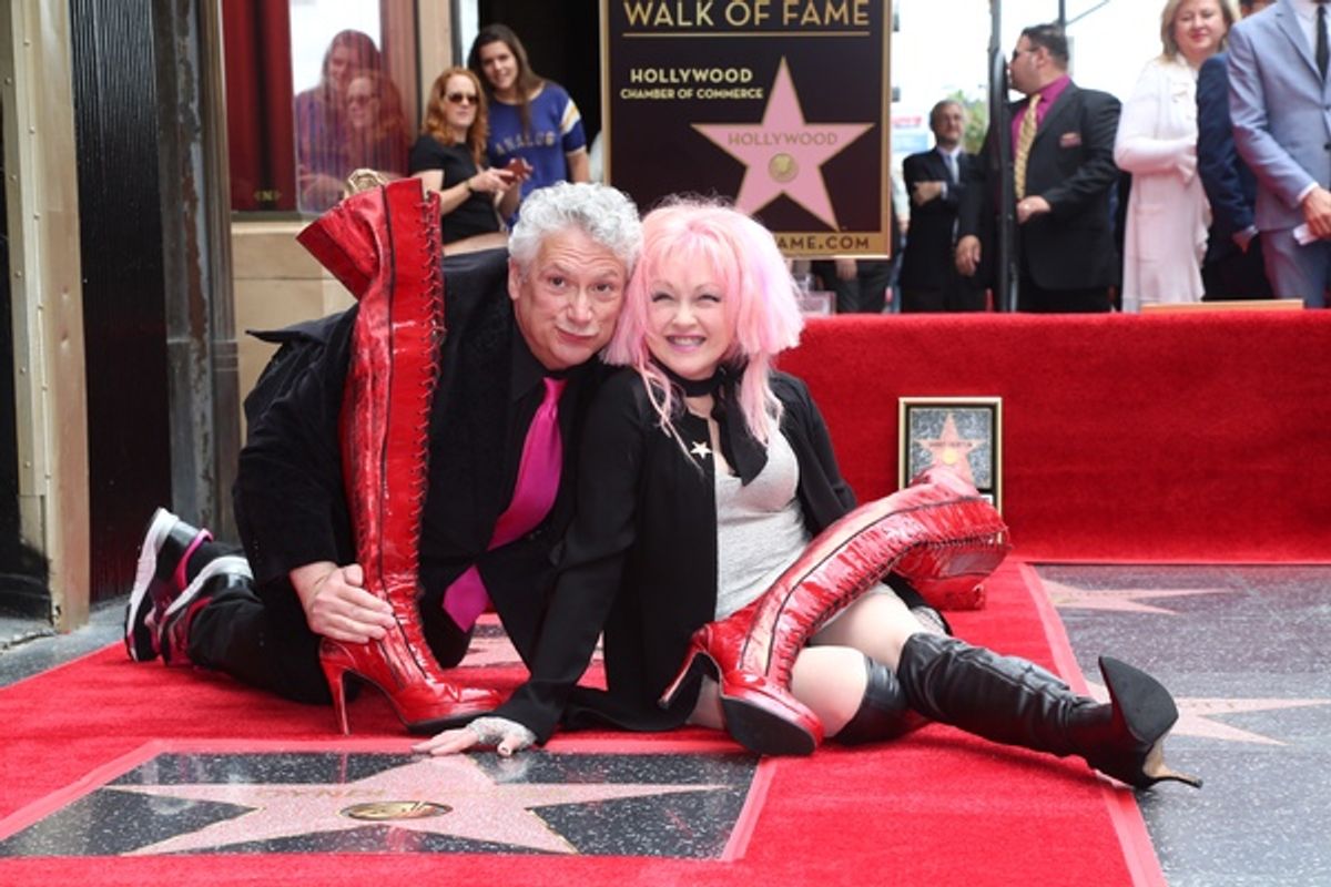 Harvey Fierstein and Cyndi Lauper at 