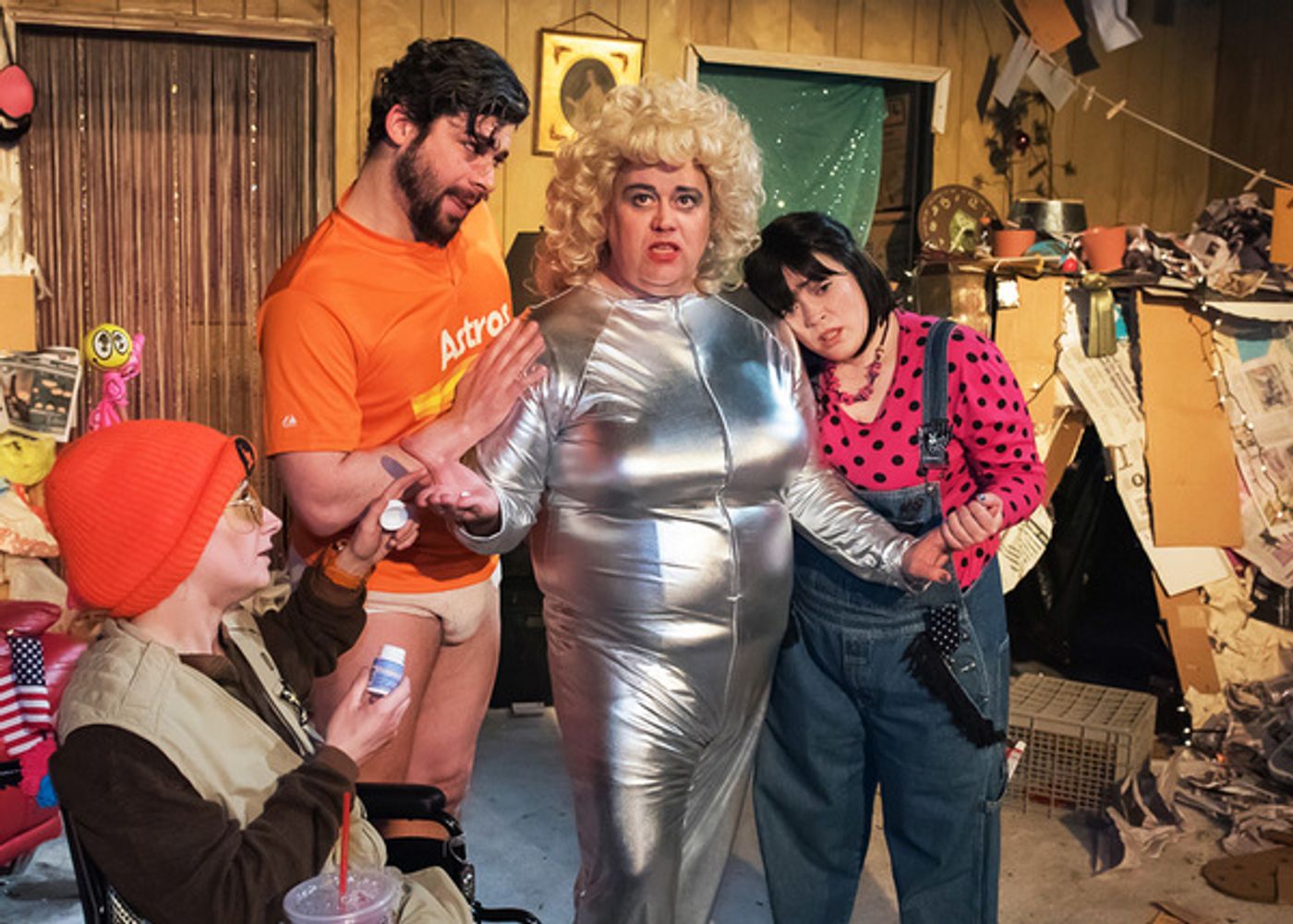 Photo Flash: First Look at New American Folk Theatre's TRASH at The Den Theatre  Image