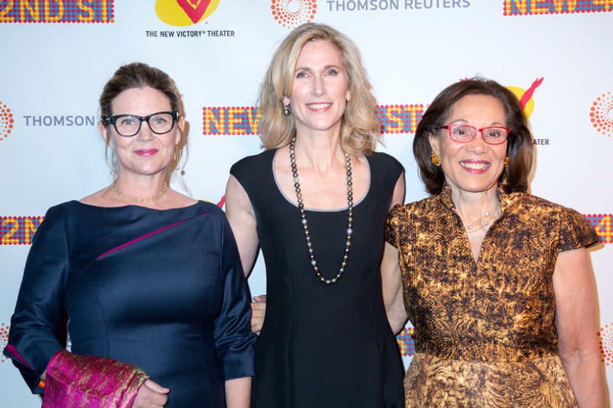 Sarah Long Solomon, Fiona Rudin, Shahara Ahmad-Llewellyn at 