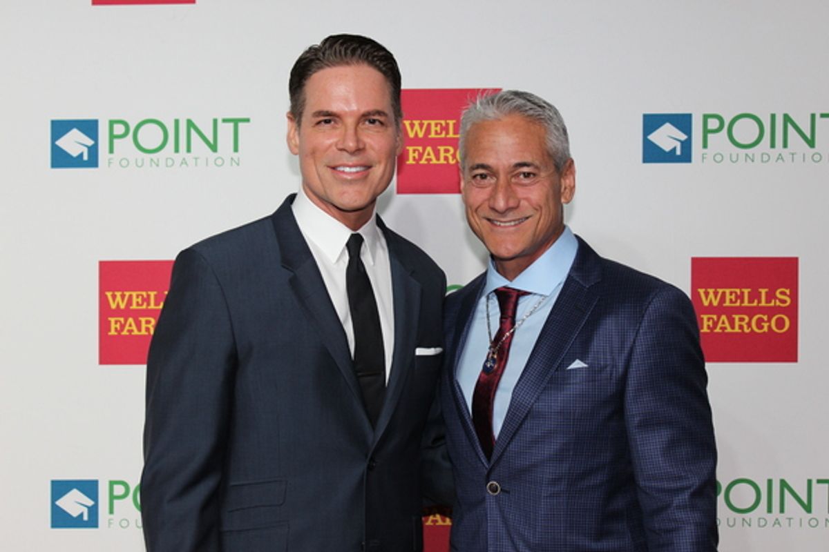 Jorge Valencia and Greg Louganis at 