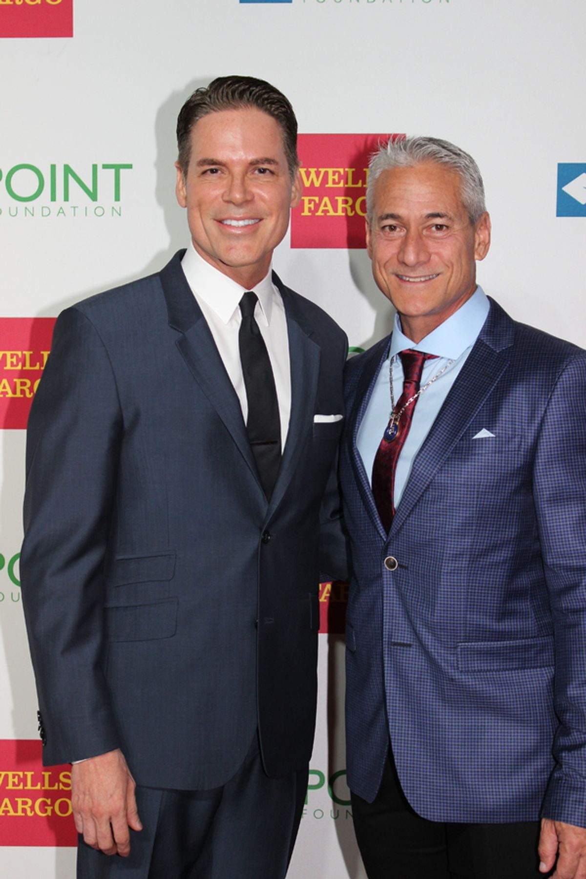 Jorge Valencia and Greg Louganis at 