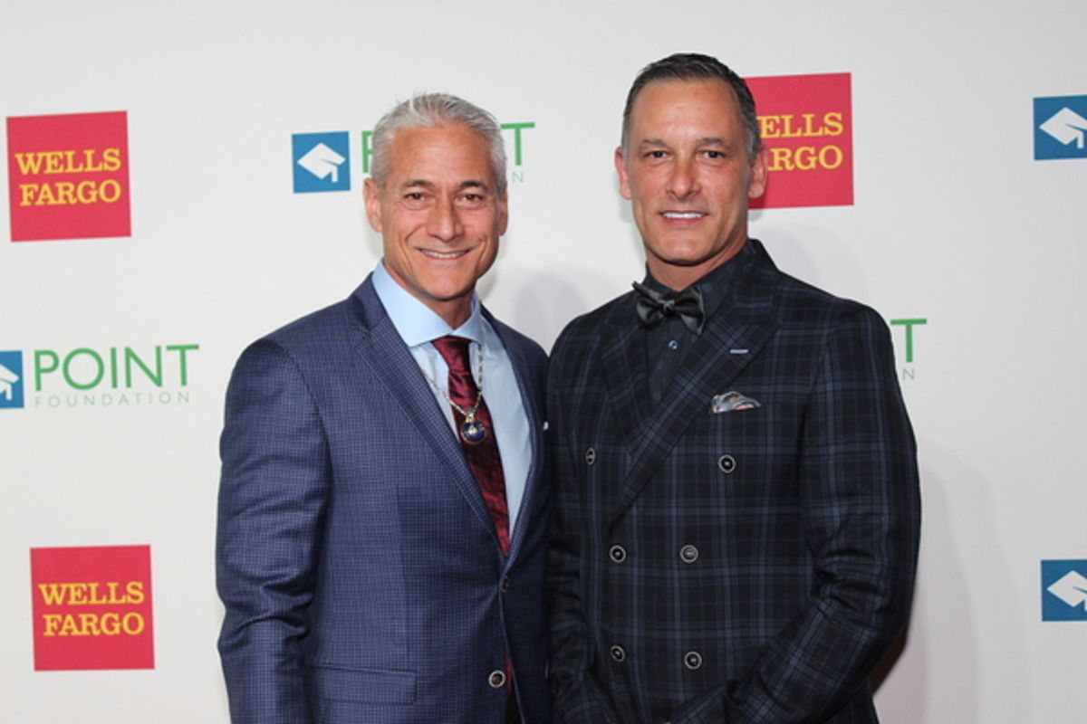 Greg Louganis and Johnny Chaillot at 